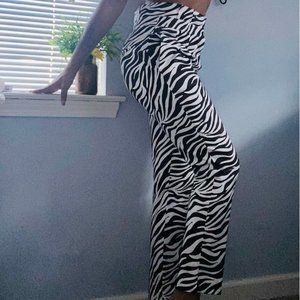NY & Company High-Waist Zebra Pants